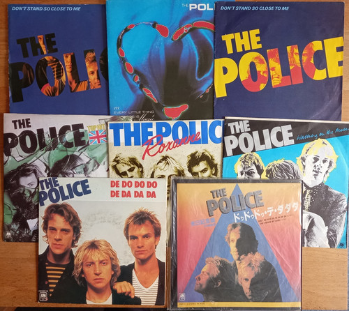 The police single sammlung - 7",