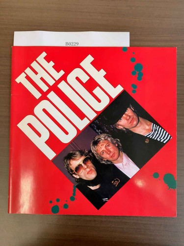 The police japan tour - japan, 1980